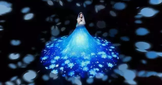 婚紗舞臺(tái)投影