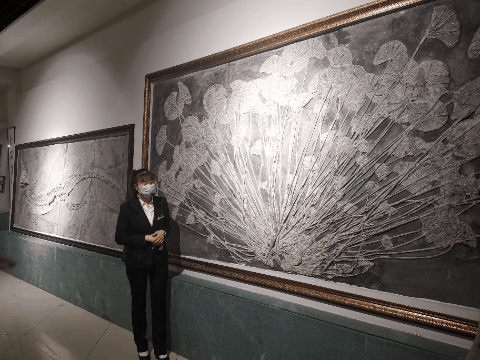 地主莊園管委會考察團(tuán)蒞臨武隆地質(zhì)奇觀展覽館參觀考察